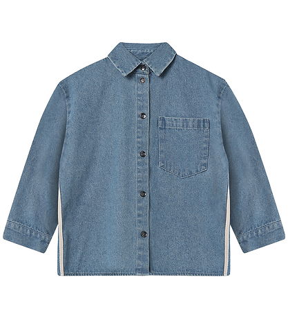 Fliink Skjorte - Donny - Medium Denim Blue