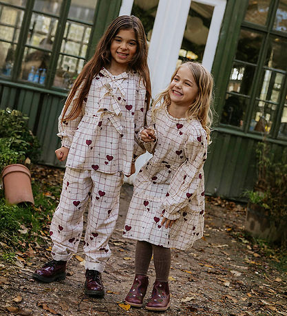 Fliink Bluse - Ilove - Sandshell Heart AOP