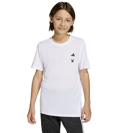 adidas Performance T-shirt - Minecraft - White
