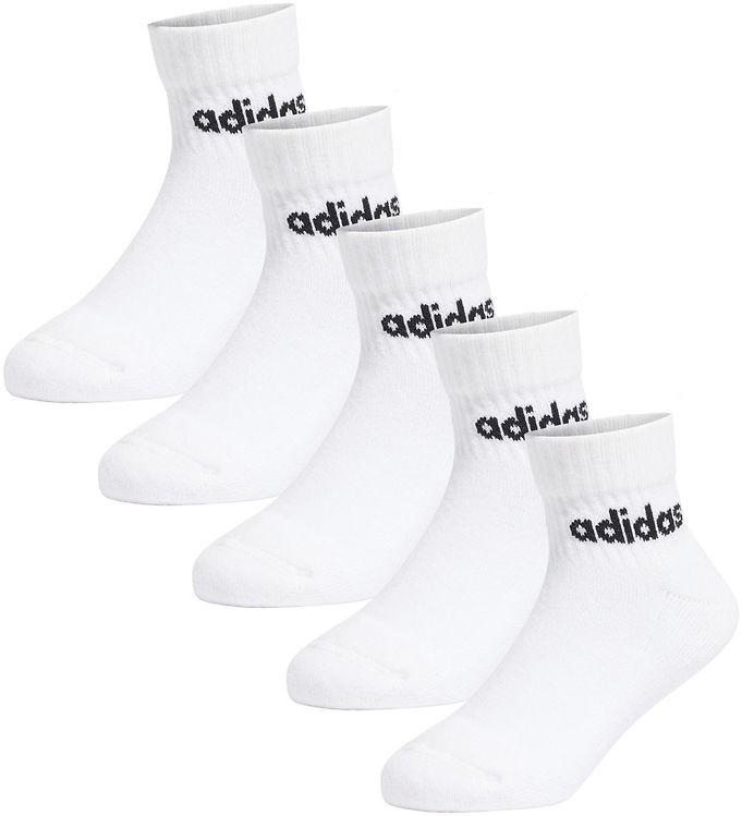 adidas Performance Ankelstrømper - 5-pak - Hvid