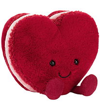 Jellycat Bamse - 13x12 cm -  Amuseables Arlette Heart Macaron