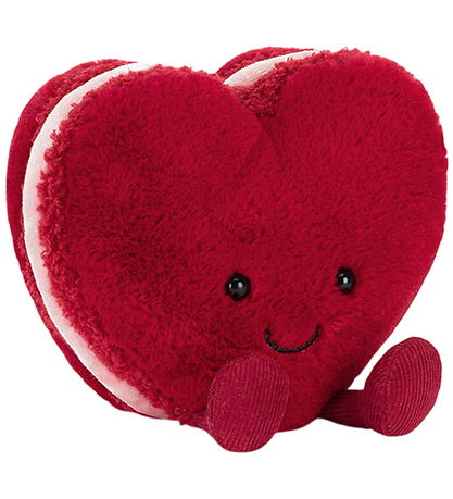 Jellycat Bamse - 13x12 cm -  Amuseables Arlette Heart Macaron