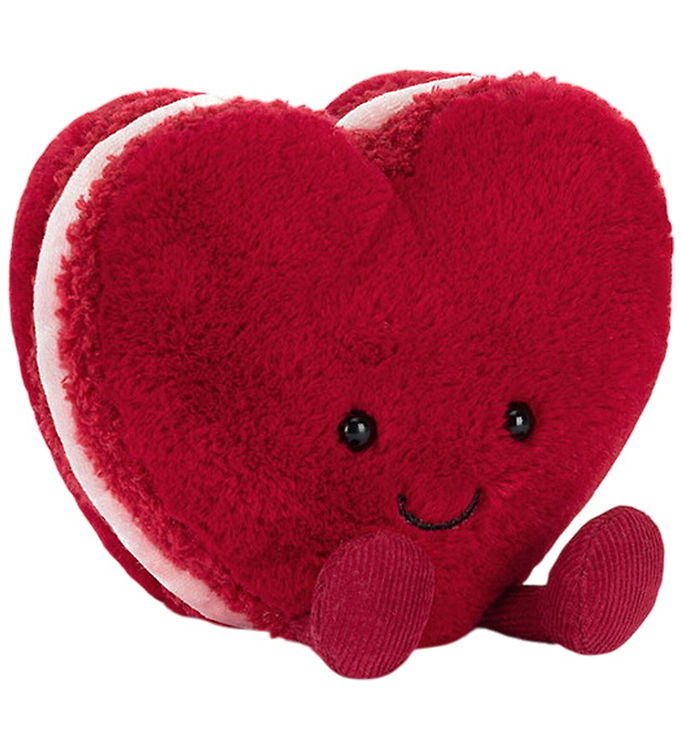 Jellycat Bamse - 13x12 cm - Amuseables Arlette Heart Macaron