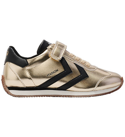 Hummel Sko - stadion Metallic JR - Gold