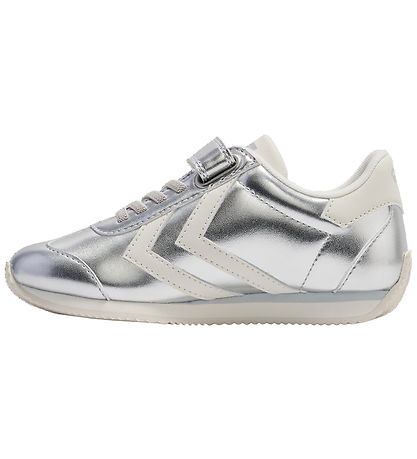 Hummel Sko - stadion Metallic JR - Silver
