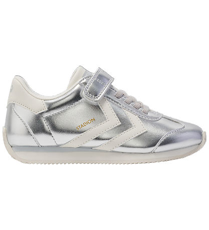 Hummel Sko - stadion Metallic JR - Silver