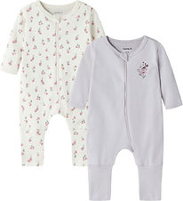 Name It Natdragt - Noos - 2-pak - Jet Stream/Lilac M