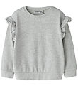 Name It Sweatshirt - NmfTilde - Light Grey Melange