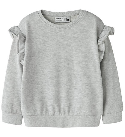 Name It Sweatshirt - NmfTilde - Light Grey Melange