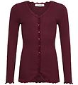Rosemunde Cardigan - Modal - Balta - Tawny Port