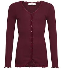 Rosemunde Cardigan - Modal - Balta - Tawny Port