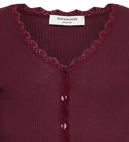 Rosemunde Cardigan - Modal - Balta - Tawny Port