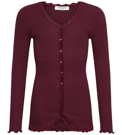 Rosemunde Cardigan - Modal - Balta - Tawny Port