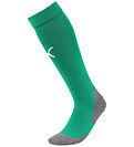 Puma Fodboldstrømper - Team Liga Core - Pepper Green m. Hvid