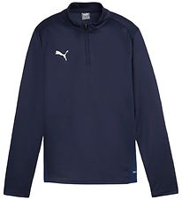 Puma Bluse - TeamGOAL Training 1/4 Zip - Navy