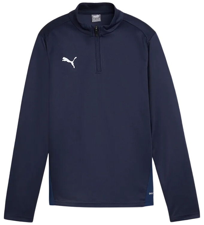 Puma Træningsbluse m. Lynlås - TeamGOAL - Navy/Hvid/Persian Blue