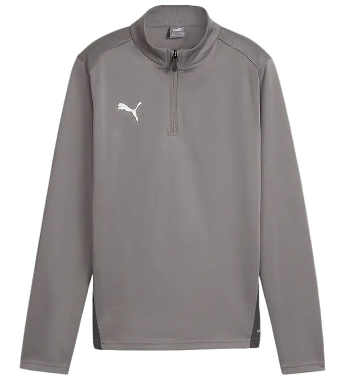 Puma Træningsbluse m. Lynlås - TeamGOAL - Cast Iron/Shadow Gray