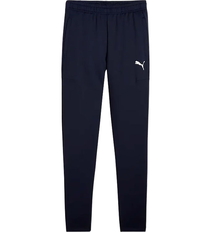 Puma Træningsbukser - TeamGOAL Slim Trg Jr - Navy m. Hvid