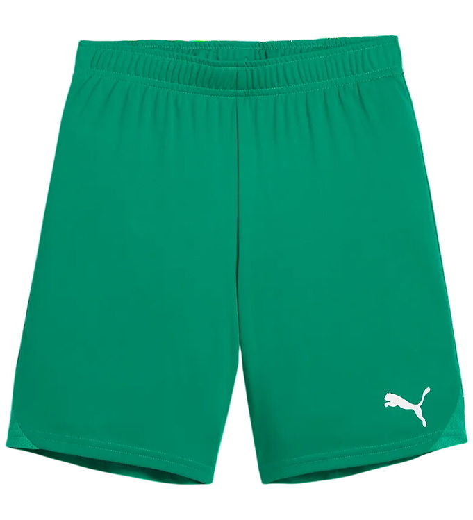 Puma Sportsshorts - TeamGOAL - Sport Green m. Hvid