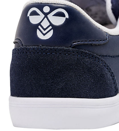 Hummel Sko - Slimmer Stadil Leather Low Jr - Peacoat