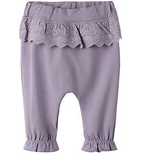 Name It Bukser - NbfTroja - Lavender Gray