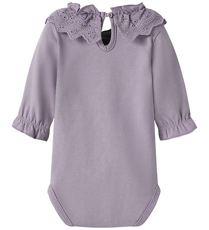 Name It Body l/æ - NbfTroja - Lavender Gray