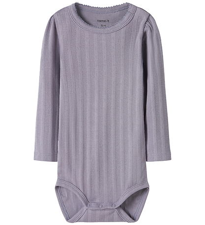 Name It Body l/æ - NbfTurbine - Lavender Gray