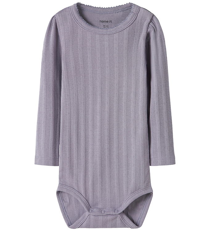 Name It Body l/æ - NbfTurbine - Lavender Gray