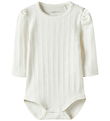 Name It Bodysuit l/s - NbfTurbine - Cloud Dancer
