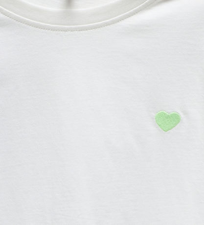 Kids Only T-Shirt - Noos - KogMaiken - Cloud Dancer/Heart