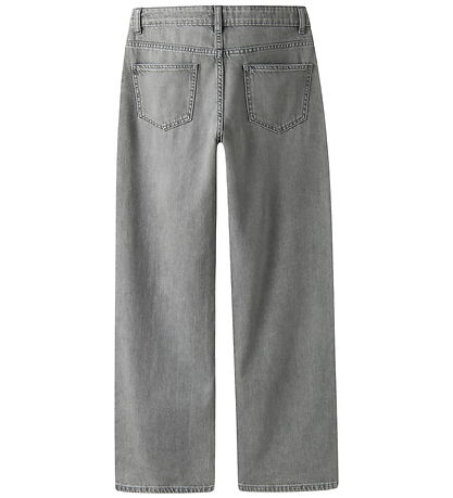 LMTD Jeans - Wide - NlfBett - Light Grey Denim