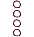 Name It Hårelastikker - 4-pak - NkfTalli - Oxblood Red