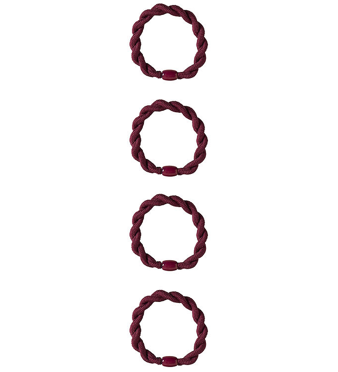 Name It Hårelastikker - 4-pak - NkfTalli - Oxblood Red