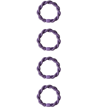 Name It Hårelastikker - 4-pak - NkfTalli - Lavender Gray