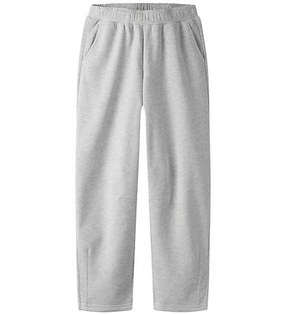 LMTD Sweatpants - NlfNizu - Light Grey Melange