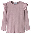 Name it Bluse - Rib - NmfBlitta - Dawn Pink/Melange