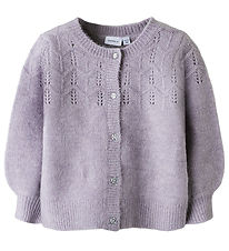 Name It Cardigan - Strik - NmfBatrilla - Lavender Gray
