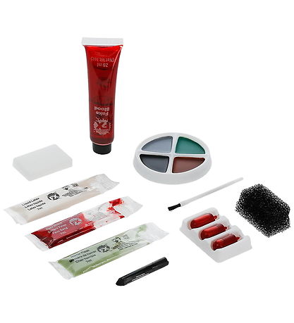 Smiffys Ansigtsmaling - Complete Zombie  - Brun/Grøn