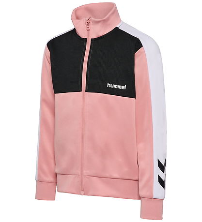 Hummel Træningssæt - hmlJR - Sort/Rosa/Hvid