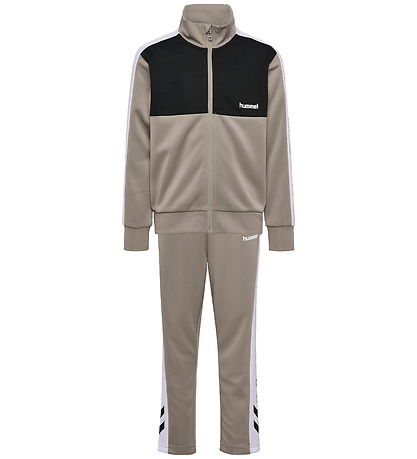 Hummel Træningssæt - hmlJR - Sort/Grå/Hvid