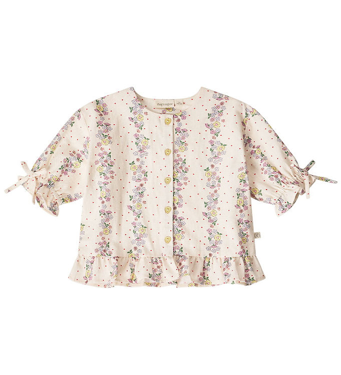 That's Mine - Carmen skjorte - Shell fleur - 86cm - 18M