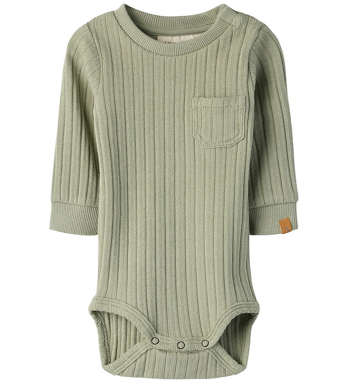 Lil Atelier Body l/æ - Rib - NbmTao - Seagrass