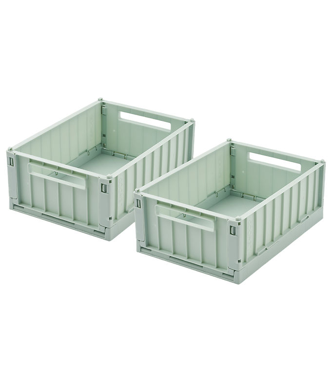 Liewood Foldekasser – 25x18x9,5 – Small – 2-Pak – Light Peppermi
