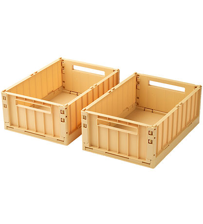 Liewood Foldeklasser - Medium - 2-Pak - Lemon Yellow