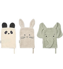 Liewood Vaskeklude - Sylvester - 3-Pak - Dove blue mix