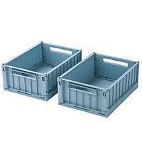 Liewood Foldekasser - Small - 2-Pak - Beach blue