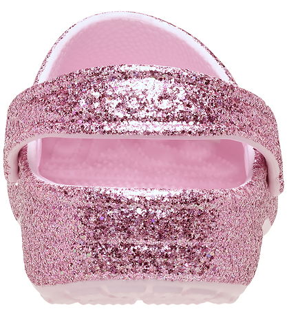 Crocs Sandaler - Chunky Glitter Clog T - Pink Milk