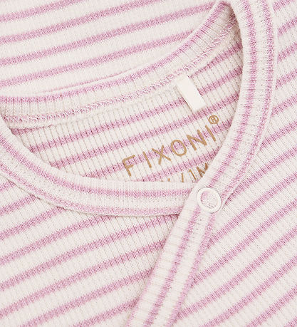 Fixoni Slå-om Body l/æ - Rib - Bleached Mauve
