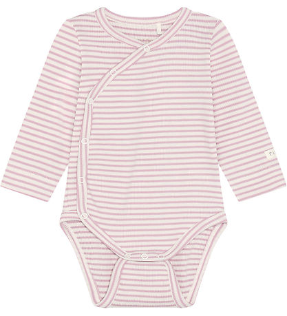 Fixoni Slå-om Body l/æ - Rib - Bleached Mauve