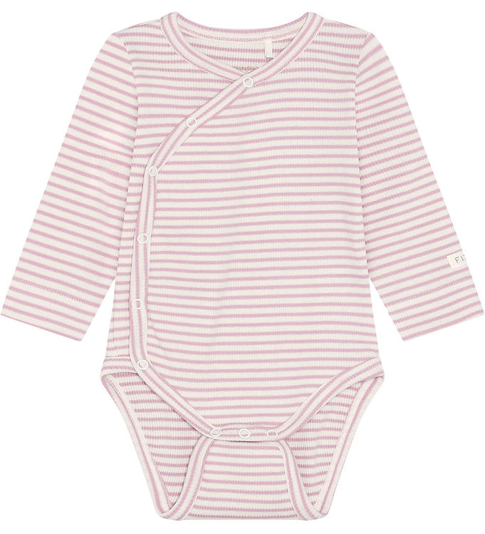 Fixoni Slå-om Body l/æ - Rib - Bleached Mauve